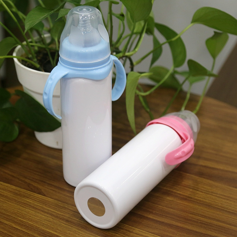 Sublimation Stainless Steel Double Wall Vacuum Insulation Bottle Feeding Baby13