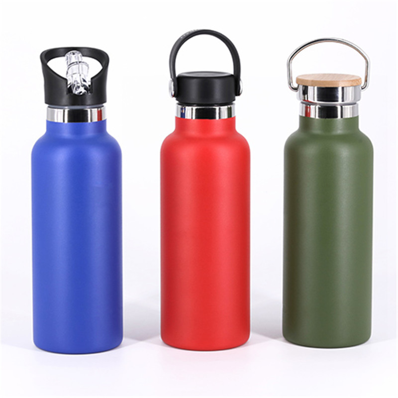 Sports Water Bottle - 25 Oz, various of Lids (Straw Lid), Vacuum Insulated Stainless Steel02
