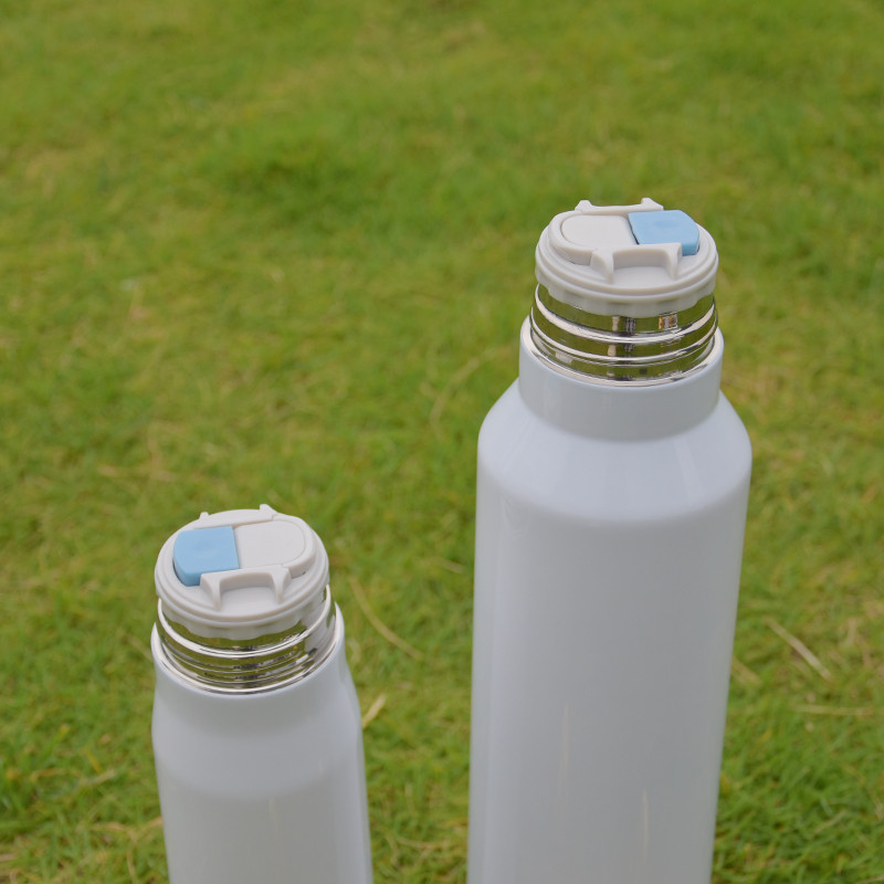 Double wall stainless steel vacuum Insulated water bottle sublimation bullet tumbler08