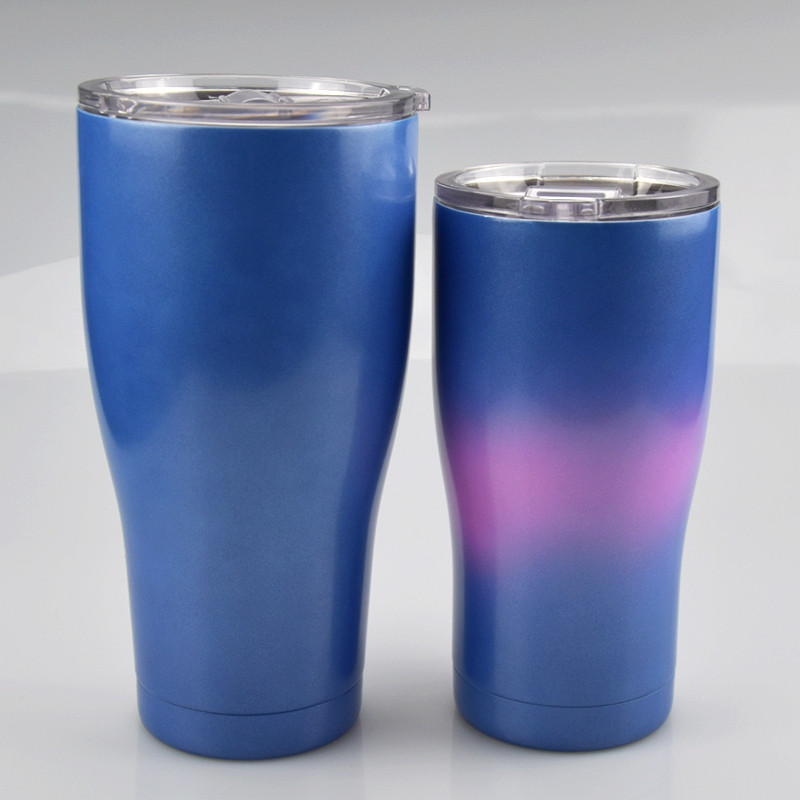 Sublimation temperature color change stainless steel tumbler (1)