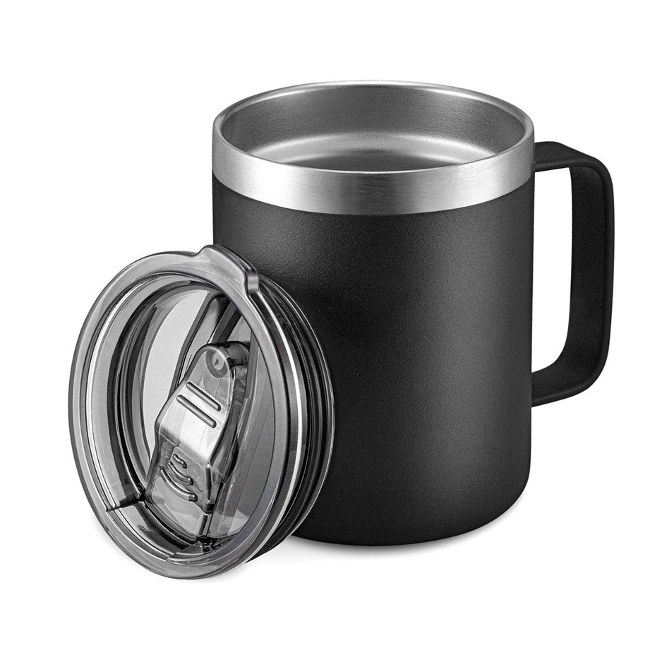 10oz12oz18oz20oz Stainless Steel Insulated Coffee Mug with Handle in Office, Double Wall Vacuum Insulated Travel Mug, Tumbler Cup with Sliding Lid