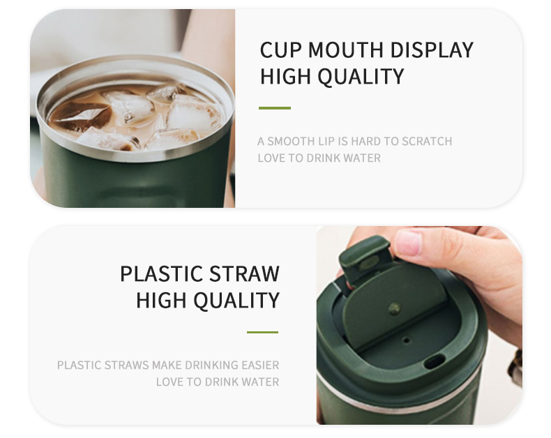 stainless steel coffee mug